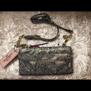 Juicy Couture Iridescent Zip Crossbody/Clutch